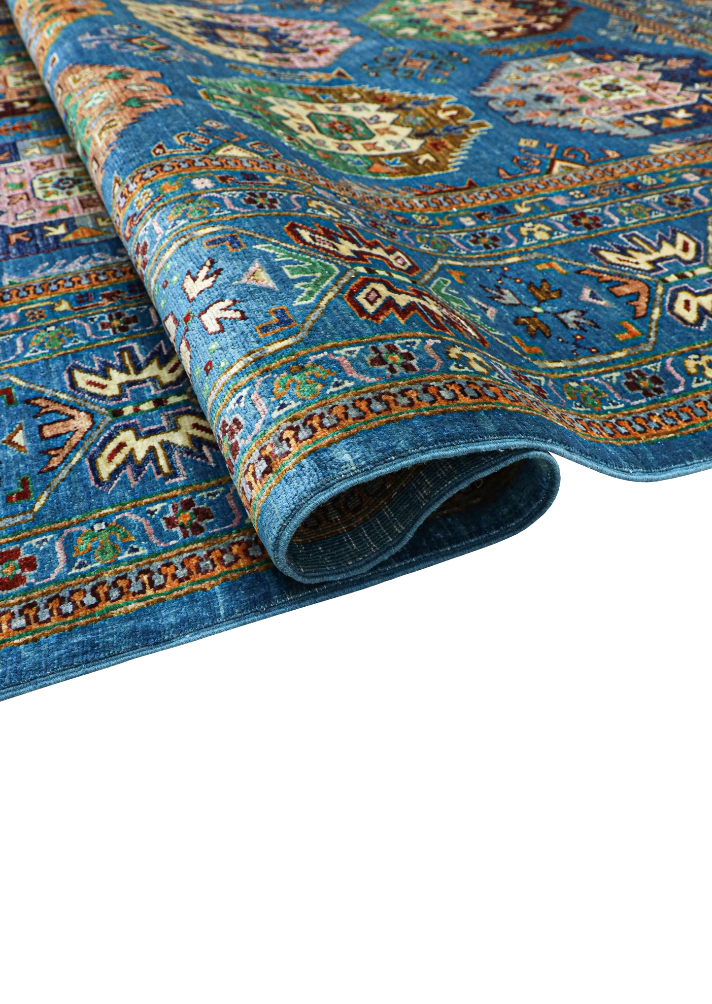 Handwoven Afghan Kazak Rug (10.34 Square Meters)