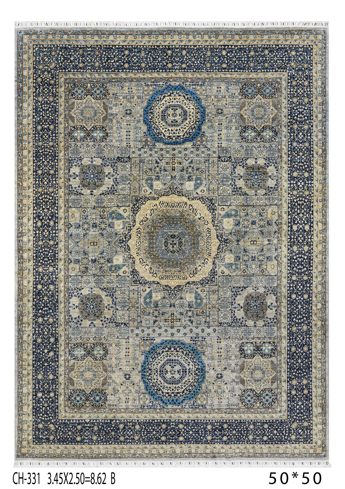 Mamlok Naqsha Chobrang 8.62 Square Meters